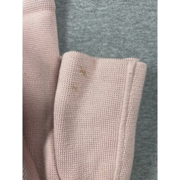 Talbots Sweater Womens Small pink Cotton Blend Cardigan Jacket Pockets S knit - Picture 6 of 9